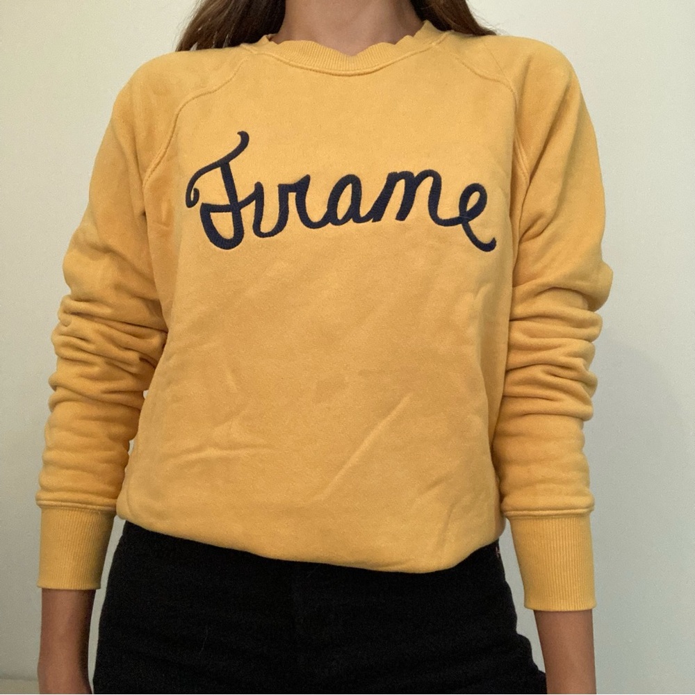 Frame Old School Embroidered Sweatshirt - Picture 2 of 5